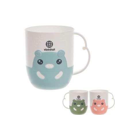 Ly ếch 2 màu nhựa VIỆT NHẬT 6261 - Ly uống nước, đánh răng cho bé