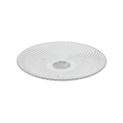 Dĩa tròn xoáy 25cm HOKORI 1164 - Trong suốt, đựng đồ ăn, trái cây