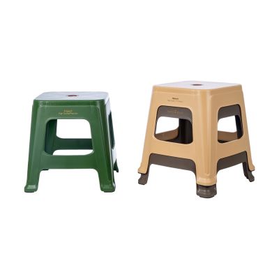 Ghế đẩu trung lỗ Nhật nhựa HOKORI 2155 - Ghế quán ăn, trà chanh, cafe 