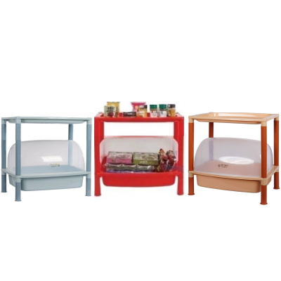 Kệ nắp 1 tầng nhựa VIỆT NHẬT 5552-1 - Đựng đồ đa năng, úp chén bát, rau củ, đồ nhà bếp