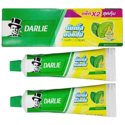 Hộp 2 tuýp kem đánh răng DARLIE Thái Lan 300gr