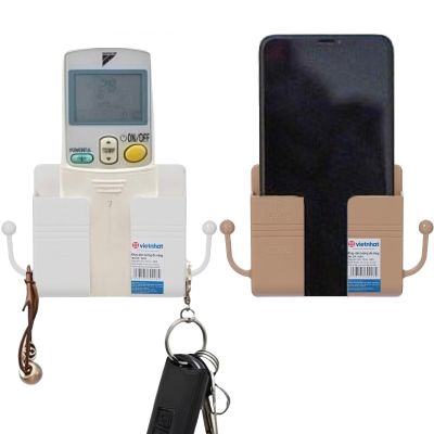 Khay dán tường đa năng nhựa VIỆT NHẬT 5689 - Để điện thoại, remote, treo đồ