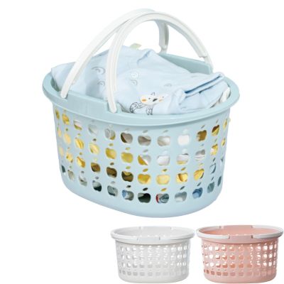 Rổ elip 2 quai to nhựa VIỆT NHẬT 3206 - Giỏ đựng quần áo, đồ chơi bé, đồ spa