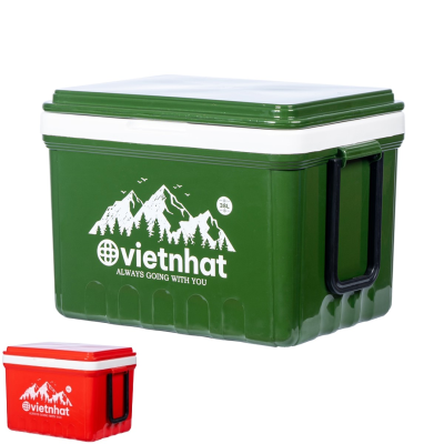 Thùng đá vuông 38L nhựa VIỆT NHẬT 3978 - Giữ nhiệt nóng lạnh