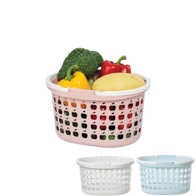 Rổ elip 2 quai trung nhựa VIỆT NHẬT 3205 - Giỏ đựng quần áo, đồ chơi bé, đồ spa