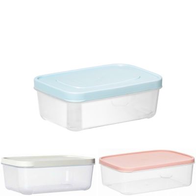 Hộp thực phẩm chữ nhật 2500ml HOKORI 6533-3 - Trong suốt, nắp kín, đựng đồ ăn tủ lạnh