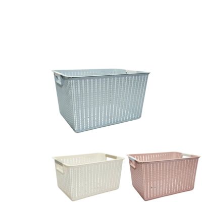 Rổ đan chữ nhật bé nhựa VIỆT NHẬT 3415-1 - Đựng tài liệu, bánh kẹo, đồ chơi, quần áo