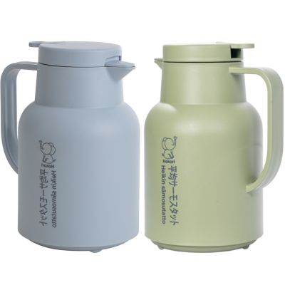 Bình thủy HOKORI 1L5 3982 - Giữ nhiệt nóng lạnh, ruột thủy tinh, nắp nhấn rót nước