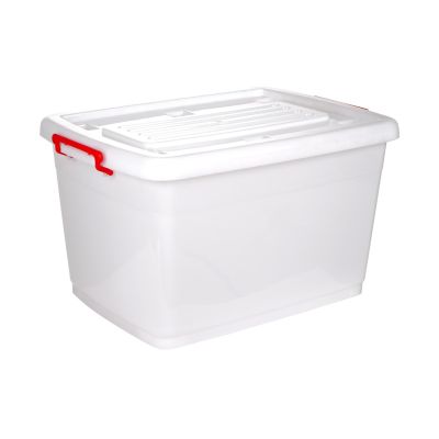 Thùng chữ nhật 125L nhựa VIỆT NHẬT 5329 - Có nắp, khóa gài, bánh xe - Đựng đồ, quần áo, gạo