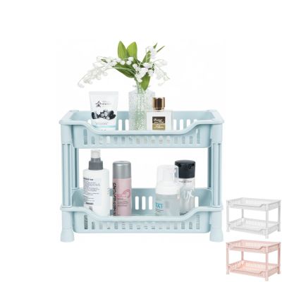 Kệ chữ nhật to 2 tầng VIỆT NHẬT 5539-2 - Đựng đồ đa năng, nhà bếp, phòng tắm