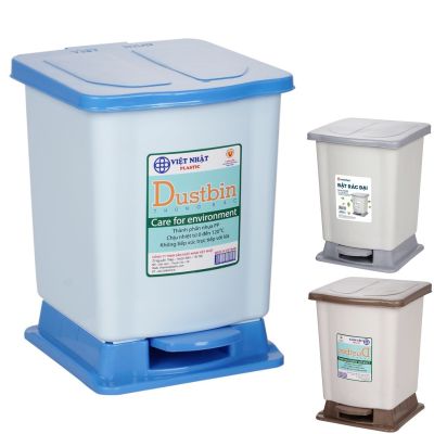 Thùng rác có nắp đại 13.5L nhựa VIỆT NHẬT 8042 - In hình y tế