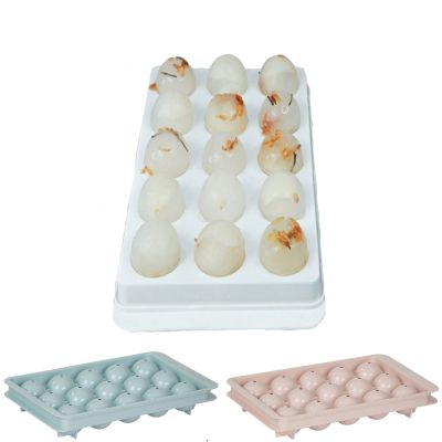 Khay vỉ làm đá, thạch 15 viên tròn nhựa VIỆT NHẬT 6979 - Có nắp đậy