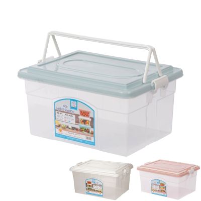 Hộp lạnh 2 quai đại nhựa VIỆT NHẬT 6521-3 - Trong suốt, có nắp, đựng thực phẩm để tủ lạnh