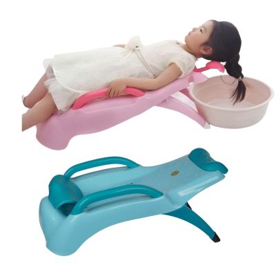 Ghế gội đầu tay vịn bé nhựa VIỆT NHẬT 1908 - Ghế gội tại nhà gấp gọn cho bé