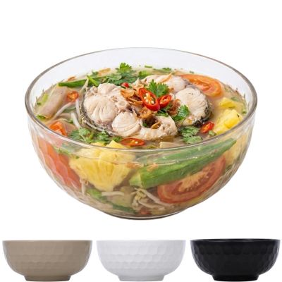 Tô tổ ong 2T 1.6L nhựa Việt Nhật 6849 - Trong suốt, tô ăn cơm, đựng canh