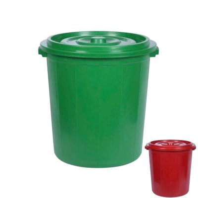 Thùng tròn 50 GIA LONG 9105 - Có nắp, đựng gạo, nước, đồ chơi bé