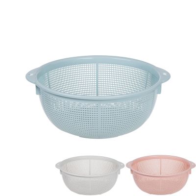 Rổ tròn tai Nhật 36cm nhựa VIỆT NHẬT 3031 - Đựng đồ đa năng, đựng rau, úp chén bát