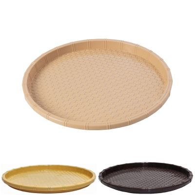 Khay tròn mây 54cm nhựa VIỆT NHẬT 5732 - Mẹt giả mây tre, đựng đồ ăn, bún đậu, trái cây