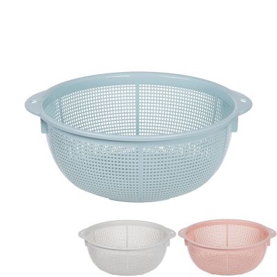 Rổ tròn tai Nhật 48cm nhựa VIỆT NHẬT 3031 - Đựng đồ đa năng, đựng rau, úp chén bát