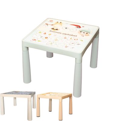 Bàn học sinh cho bé nhựa VIỆT NHẬT 1810-1 - Chân bàn xếp gọn, in hình chữ cái, động vật