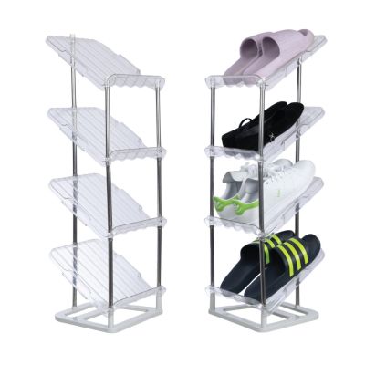 Kệ đựng giày dép inox 4 tầng nhựa Việt Nhật 5583-4
