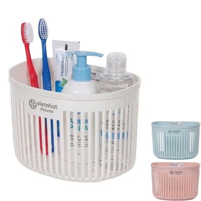 Giỏ đựng đồ đa năng dán tường nhựa Việt Nhật 3246
