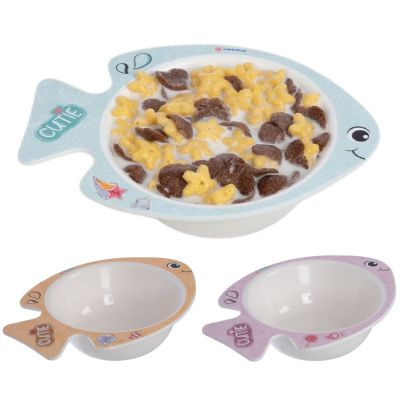 Chén hình cá trẻ em 300ml nhựa VIỆT NHẬT 6802 - Chén ăn dặm cho bé