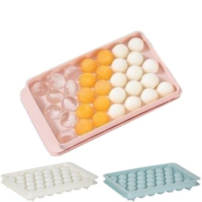 Khay vỉ làm đá, thạch 33 viên tròn nhựa VIỆT NHẬT 6978 - Có nắp đậy