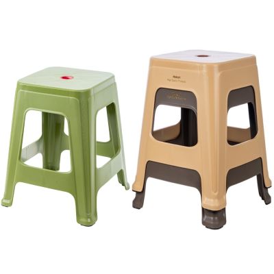 Ghế đẩu cao lỗ Nhật nhựa HOKORI 2156 - Ghế quán ăn, trà chanh, cafe 