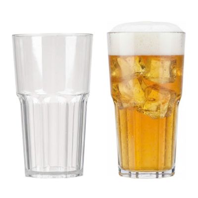 Ly cầu vồng 460ml HOKORI 6393 - Trong suốt, cốc uống nước, bia, chè