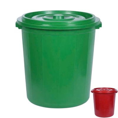 Thùng tròn 60 GIA LONG 9106 - Có nắp, đựng gạo, nước, đồ chơi bé