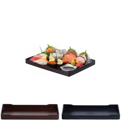 Khay chữ nhật vân gỗ 24cm nhựa VIỆT NHẬT 5717 - Đựng đồ, trang trí món ăn