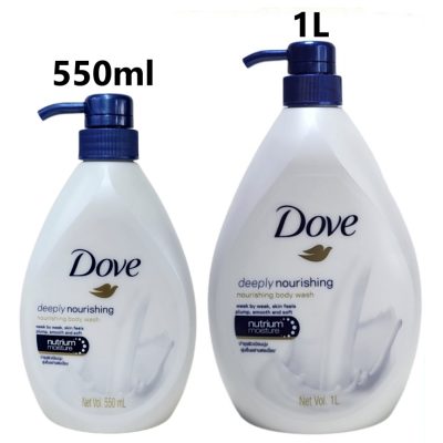 Sữa tắm DOVE 550ml, 1L nội địa Thái Lan - Dưỡng ẩm, da trắng sáng, căng mịn