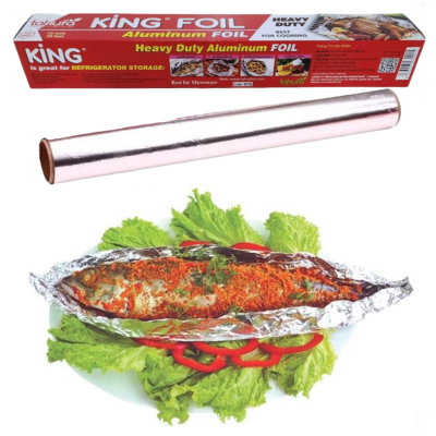 Màng nhôm / Giấy bạc KING FOIL bọc nướng thực phẩm 30cmx3m