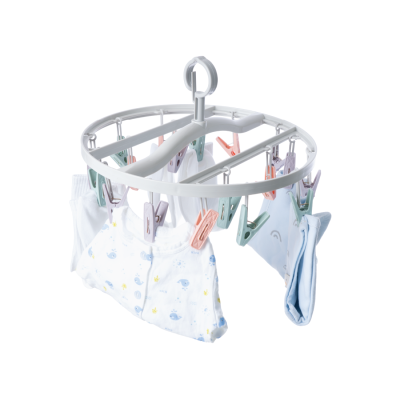 Móc dù chùm tròn đa sắc 18 kẹp nhựa VIỆT NHẬT 2798 - Phơi quần áo bé, vớ, đồ lót