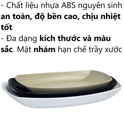 Dĩa phíp thuyền đại nhựa VIỆT NHẬT 1286 - Nhám, sâu lòng, đựng cá, thức ăn