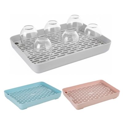 Khay úp ly chữ nhật nhựa VIỆT NHẬT 5682 - 2 lớp tách nước, có khay hứng nước