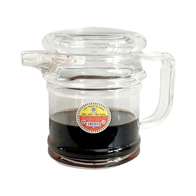 Chai lọ rót giấm mắm 200ml nhựa VIỆT NHẬT 2929 - Trong suốt, có quai, nắp