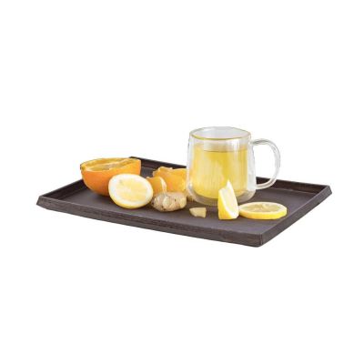 Khay chữ nhật vân gỗ Hàn Quốc nhựa VIỆT NHẬT 5708 - Đựng đồ ăn, phục vụ hàng quán