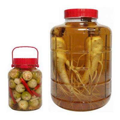 Bình thủy tinh ngâm rượu, muối dưa cà - Nhiều kích thước, keo thủy tinh có nắp
